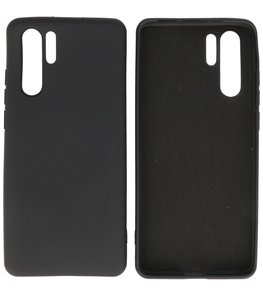 Fashion Backcover Telefoonhoesje voor Huawei P30 Pro - Zwart