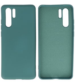 Fashion Backcover Telefoonhoesje voor Huawei P30 Pro - Donker Groen