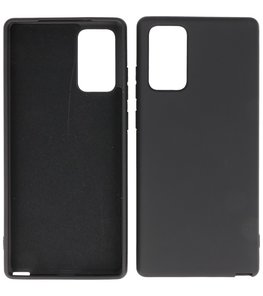 2.0mm Dikke Fashion Telefoonhoesje Backcover - Siliconen Hoesje - Samsung Galaxy Note 20 - Zwart 2.0mm Dikke Fashion Telefoonhoesje Backcover - Siliconen Hoesje - Samsung Galaxy Note 20 - Zwart