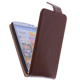 Classic Bruin Hoesje voor LG G3 Mini PU Leder Flip Case Classic Bruin Hoesje voor LG G3 Mini PU Leder Flip Case