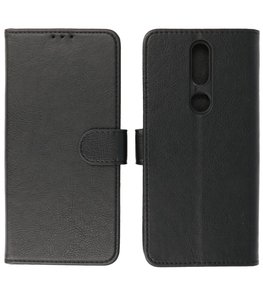 Booktype Wallet Case Telefoonhoesje voor Nokia 2.4 - Zwart