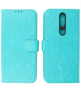 Booktype Wallet Case Telefoonhoesje voor Nokia 2.4 - Groen