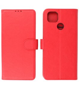 Booktype Wallet Case Telefoonhoesje voor Motorola Moto G9 Power (2020) - Rood Booktype Wallet Case Telefoonhoesje voor Motorola Moto G9 Power (2020) - Rood