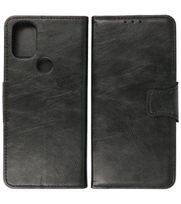 Portemonnee Wallet Case Hoesje voor OnePlus Nord N10 5G - Zwart Portemonnee Wallet Case Hoesje voor OnePlus Nord N10 5G - Zwart