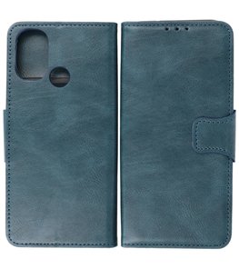 Portemonnee Wallet Case Hoesje voor OnePlus Nord N100 - Blauw