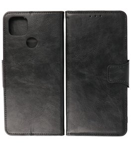 Portemonnee Wallet Case Hoesje voor Motorola Moto G9 Power (2020) - Zwart Portemonnee Wallet Case Hoesje voor Motorola Moto G9 Power (2020) - Zwart
