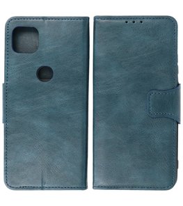 Portemonnee Wallet Case Hoesje voor Motorola Moto G 5G - Blauw Portemonnee Wallet Case Hoesje voor Motorola Moto G 5G - Blauw