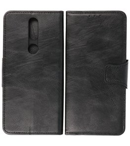 Portemonnee Wallet Case Hoesje voor Nokia 2.4 - Zwart