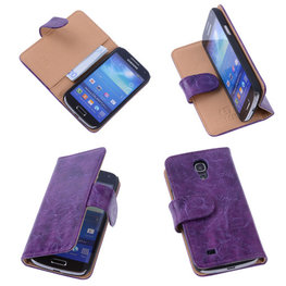 Bestcases Vintage Lila Book Cover Hoesje voor Samsung Galaxy S4 Mini i9190 Bestcases Vintage Lila Book Cover Hoesje voor Samsung Galaxy S4 Mini i9190