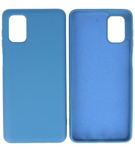 2.0mm Dikke Fashion Backcover Telefoonhoesje voor Samsung Galaxy M51 - Navy