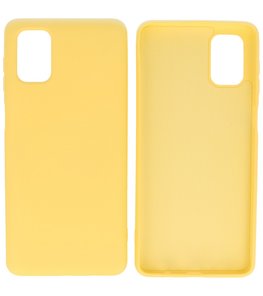 2.0mm Dikke Fashion Backcover Telefoonhoesje voor Samsung Galaxy M51 - Geel