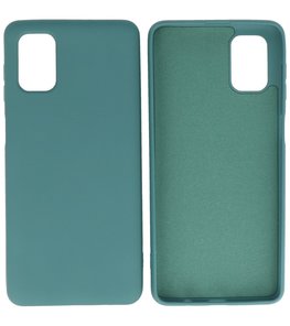 2.0mm Dikke Fashion Backcover Telefoonhoesje voor Samsung Galaxy M51 - Donker Groen