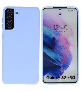 2.0mm Dikke Fashion Backcover Telefoonhoesje voor Samsung Galaxy S21 Plus - Paars 2.0mm Dikke Fashion Backcover Telefoonhoesje voor Samsung Galaxy S21 Plus - Paars