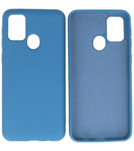 2.0mm Dikke Fashion Backcover Telefoonhoesje voor Samsung Galaxy M21 - Navy 2.0mm Dikke Fashion Backcover Telefoonhoesje voor Samsung Galaxy M21 - Navy