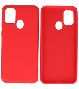 2.0mm Dikke Fashion Backcover Telefoonhoesje voor Samsung Galaxy M21 - Rood 2.0mm Dikke Fashion Backcover Telefoonhoesje voor Samsung Galaxy M21 - Rood