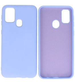2.0mm Dikke Fashion Backcover Telefoonhoesje voor Samsung Galaxy M21 - Paars 2.0mm Dikke Fashion Backcover Telefoonhoesje voor Samsung Galaxy M21 - Paars