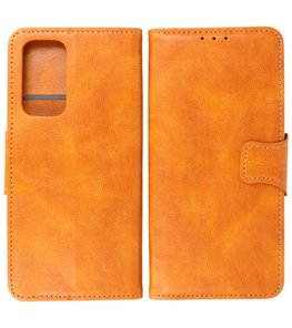 Portemonnee Wallet Case Hoesje voor OnePlus 9 - Bruin Portemonnee Wallet Case Hoesje voor OnePlus 9 - Bruin