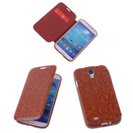 Bestcases Bruin TPU Book Case Flip Cover Motief Hoesje voor Samsung Galaxy S4 Bestcases Bruin TPU Book Case Flip Cover Motief Hoesje voor Samsung Galaxy S4