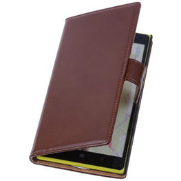 PU Leder Bruin Hoesje voor Nokia Lumia 1320 Book/Wallet Case/Cover PU Leder Bruin Hoesje voor Nokia Lumia 1320 Book/Wallet Case/Cover