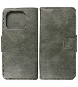 Portemonnee Wallet Case Hoesje voor Xiaomi Mi 11 Pro - Donker Groen