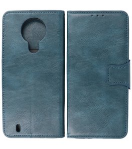 Portemonnee Wallet Case Hoesje voor Nokia 1.4 - Blauw Portemonnee Wallet Case Hoesje voor Nokia 1.4 - Blauw