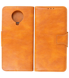 Portemonnee Wallet Case Hoesje voor Nokia G20 - Nokia G10 - Bruin Portemonnee Wallet Case Hoesje voor Nokia G20 - Nokia G10 - Bruin