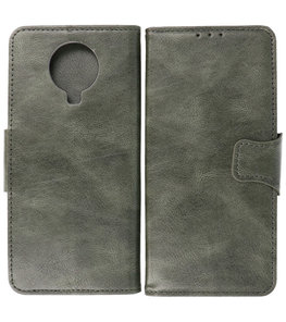 Portemonnee Wallet Case Hoesje voor Nokia G20 - Nokia G10 - Donker Groen Portemonnee Wallet Case Hoesje voor Nokia G20 - Nokia G10 - Donker Groen