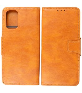 Portemonnee Wallet Case Hoesje voor OnePlus 9R - Bruin Portemonnee Wallet Case Hoesje voor OnePlus 9R - Bruin