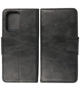 Portemonnee Wallet Case Hoesje voor Oppo Reno 5Z - A94 5G - F19 Pro Plus - Zwart