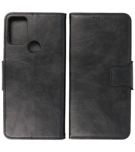 Portemonnee Wallet Case Hoesje voor Motorola Moto G50 - Zwart