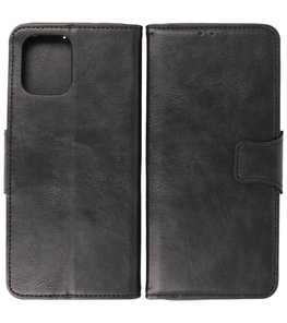 Portemonnee Wallet Case Hoesje voor Motorola Moto G100 - Zwart Portemonnee Wallet Case Hoesje voor Motorola Moto G100 - Zwart