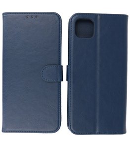 Booktype Wallet Case Telefoonhoesje voor Samsung Galaxy A22 5G - Navy Booktype Wallet Case Telefoonhoesje voor Samsung Galaxy A22 5G - Navy