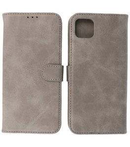 Booktype Wallet Case Telefoonhoesje voor Samsung Galaxy A22 5G - Grijs Booktype Wallet Case Telefoonhoesje voor Samsung Galaxy A22 5G - Grijs