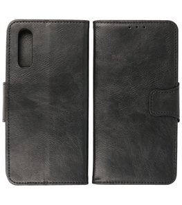 Portemonnee Wallet Case Hoesje voor Sony Xperia 10 III Zwart Portemonnee Wallet Case Hoesje voor Sony Xperia 10 III Zwart