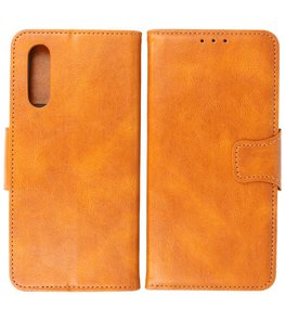 Portemonnee Wallet Case Hoesje voor Sony Xperia 10 III Bruin Portemonnee Wallet Case Hoesje voor Sony Xperia 10 III Bruin