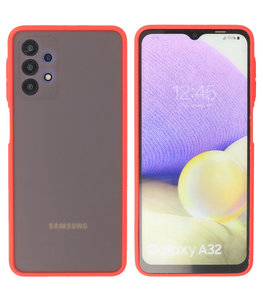 Samsung Galaxy A32 4G Hoesje Back Cover Telefoonhoesje Rood