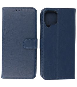 Samsung Galaxy A22 4G Hoesje Book Case Telefoonhoesje Navy Samsung Galaxy A22 4G Hoesje Book Case Telefoonhoesje Navy