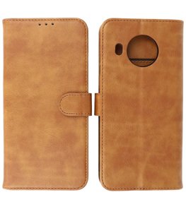 Nokia X10 & Nokia X20 Hoesje Book Case Telefoonhoesje Bruin