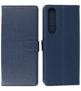 Sony Xperia 1 III Hoesje Book Case Telefoonhoesje Navy