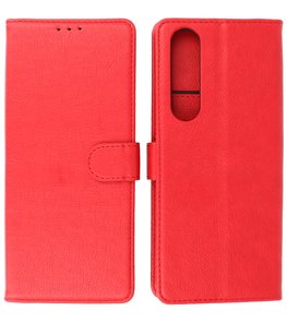 Sony Xperia 1 III Hoesje Book Case Telefoonhoesje Rood