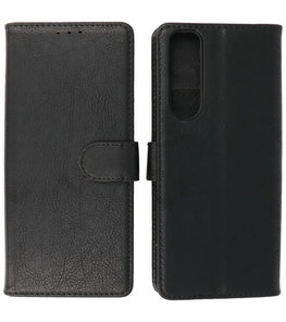 Sony Xperia 5 III Hoesje Book Case Telefoonhoesje Zwart