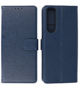 Sony Xperia 5 III Hoesje Book Case Telefoonhoesje Navy