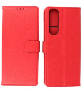 Sony Xperia 5 III Hoesje Book Case Telefoonhoesje Rood