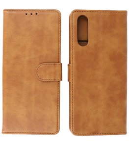 Sony Xperia 10 III Hoesje Book Case Telefoonhoesje Bruin Sony Xperia 10 III Hoesje Book Case Telefoonhoesje Bruin