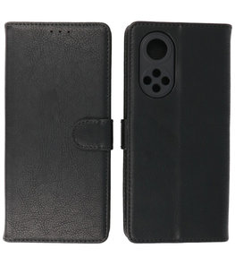 Honor 50 Hoesje Book Case Telefoonhoesje Zwart