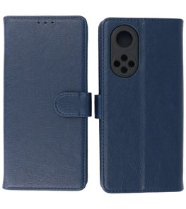 Honor 50 Pro Hoesje Book Case Telefoonhoesje Navy