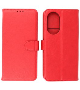 Honor 50 SE Hoesje Book Case Telefoonhoesje Rood Honor 50 SE Hoesje Book Case Telefoonhoesje Rood