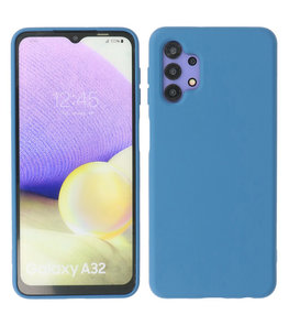 Samsung Galaxy A32 4G Hoesje - Backcover Telefoonhoesje - Blauw