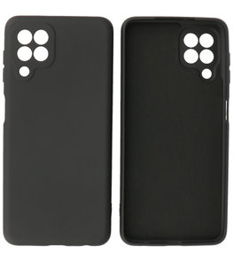 Samsung Galaxy A22 4G Hoesje - Backcover Telefoonhoesje - Zwart Samsung Galaxy A22 4G Hoesje - Backcover Telefoonhoesje - Zwart