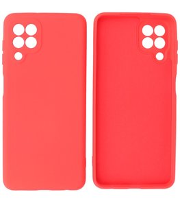 Samsung Galaxy A22 4G Hoesje - Backcover Telefoonhoesje - Rood Samsung Galaxy A22 4G Hoesje - Backcover Telefoonhoesje - Rood